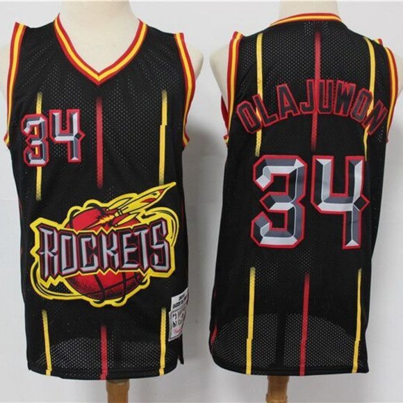 hakeem olajuwon blue jersey